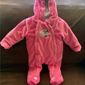 Adorable Pink Kids Footie Onesie